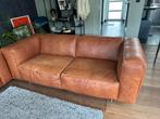 Cognac Zetel 2 en 3 zit, Huis en Inrichting, Ophalen, Zo goed als nieuw
