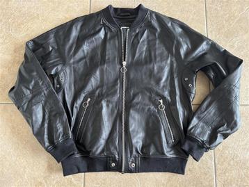 Diesel schapen leer jack - jas jacket maat XL, Enlèvement ou Envoi, Comme neuf, Taille 56/58 (XL)