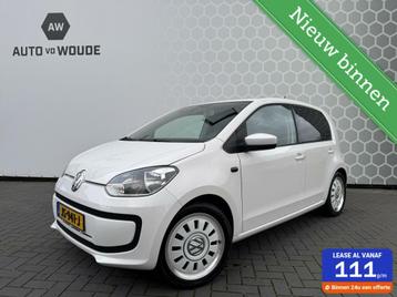 Volkswagen Up! 1.0 high up! White up velgen Airco NAP, Autos, Achat, 840 kg, Boîte manuelle, 5 portes