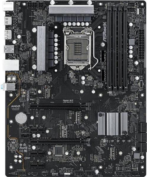ASRock H570 Phantom Gaming 4 LGA1200, Computers en Software, Moederborden, Zo goed als nieuw, Intel, DDR4, Ophalen of Verzenden