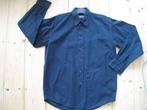 Hemd heren, blauw, lange mouwen, small, merk James Harvest, Kleding | Heren, Overhemden, Ophalen of Verzenden, Blauw