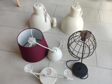 5 stuks lampen  beschikbaar voor biedingen