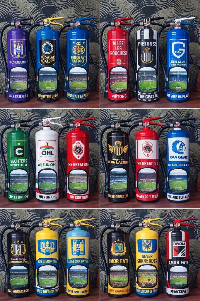 Unieke LED-brandblussers op maat – voetbalclubs, automerken, Maison & Meubles, Extincteurs & Coffres-forts, Extincteur, Enlèvement ou Envoi