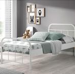 ️ Vipack eenpersoonsbed 90x200 cm wit metaal, Kinderen en Baby's, Kinderkamer | Bedden, Ophalen