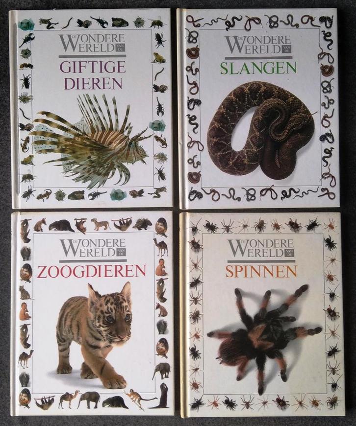 De wondere wereld van de Dieren x 4, Boeken, Dieren en Huisdieren, Ophalen of Verzenden