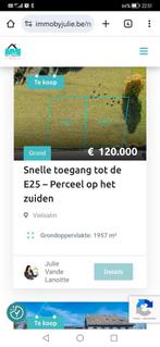 Bouwgrond Regné Vielsalm 1957m², Immo