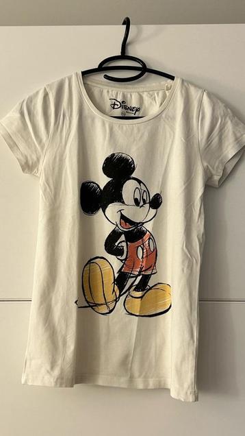 Disney witte T-shirt met Mickey print