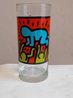 Glas van kunstenaar Keith Haring, Ophalen of Verzenden, Zo goed als nieuw, Frisdrankglas