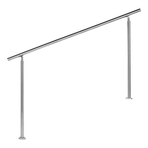 Trapleuning RVS | Dubbele staander | 160 cm, Bricolage & Construction, Métaux, Neuf, Envoi