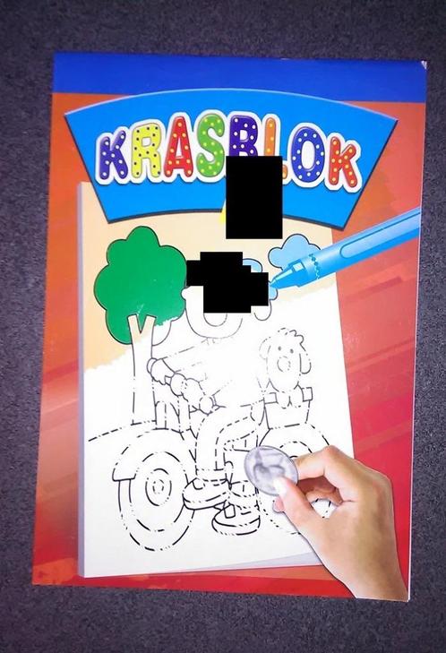Krasblok (nieuw), Kinderen en Baby's, Speelgoed | Educatief en Creatief, Nieuw, Knutselen, Ophalen of Verzenden