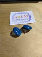 Oorringen in glas, Handtassen en Accessoires, Oorbellen, Blauw, Nieuw, Ophalen of Verzenden, Glas