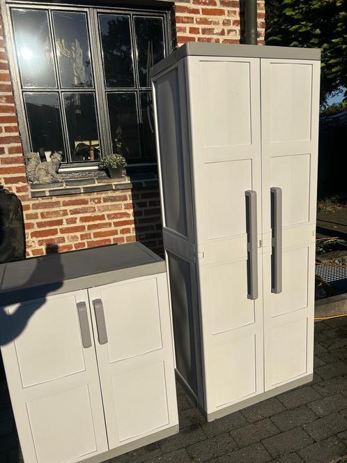 Opbergkast in kunststof, Tuin en Terras, Bergingen en Tuinkasten, Kunststof, Ophalen