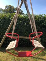 Dubbele schommel, Kinderen en Baby's, Speelgoed | Buiten | Speeltoestellen, Ophalen, Gebruikt, Schommel
