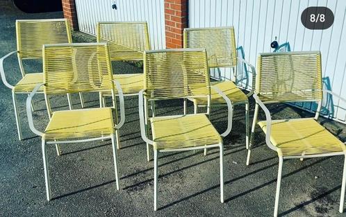 Tuinstoel, draadstoel, echte vintage! stukprijs, Tuin en Terras, Tuinstoelen, Metaal, Stapelbaar, Ophalen of Verzenden