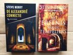 "De Erfenis van de Tempeliers" & "De Alexandrië Connectie", Verzenden, Zo goed als nieuw, Steve Berry (°1955)