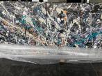 Schilderij style Pollock, Antiquités & Art, Art | Peinture | Moderne, Enlèvement