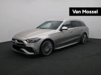 Mercedes-Benz C Estate 180 AMG Line + 19 INCH + LEDER + PTS, Auto's, Automaat, Achterwielaandrijving, Gebruikt, Euro 6