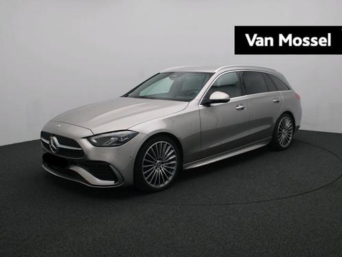 Mercedes-Benz C Estate 180 AMG Line + 19 INCH + LEDER + PTS, Auto's, Mercedes-Benz, Bedrijf, Te koop, C-Klasse, ABS, Achteruitrijcamera