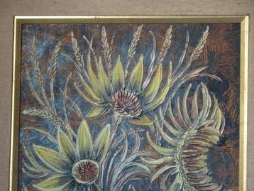 Authentieke lijst   – Schilderij op doek –     KOMEN & GAAN  beschikbaar voor biedingen