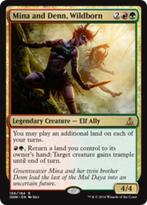 Mina and Denn, Wildborn - OGW - MTG - NM, Hobby en Vrije tijd, Verzamelkaartspellen | Magic the Gathering, Ophalen of Verzenden
