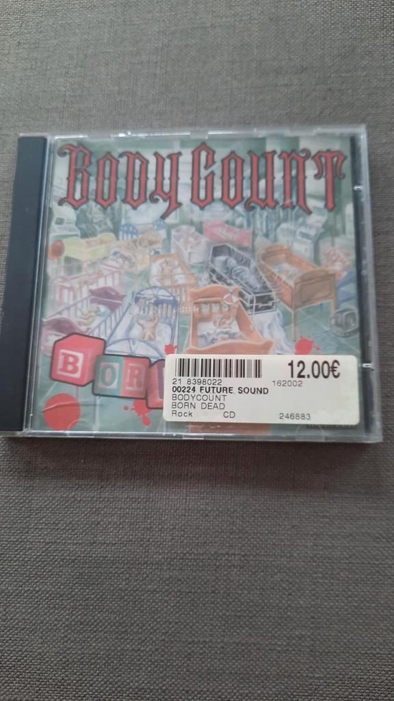 CD BODY COUNT Born dead, Cd's en Dvd's, Cd's | Hardrock en Metal, Zo goed als nieuw, Ophalen of Verzenden