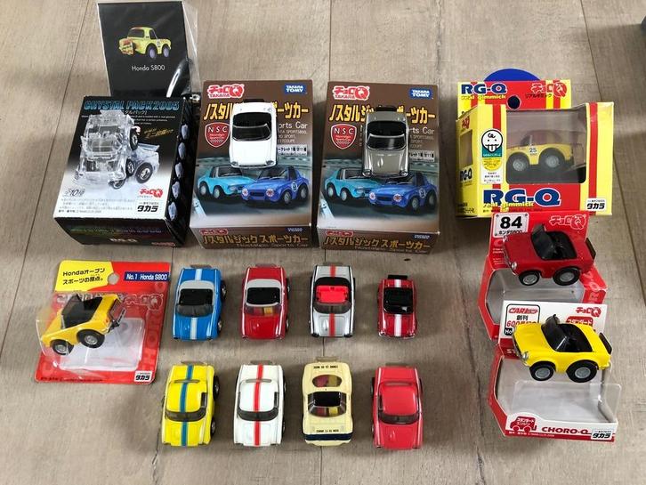 TAKARA TOMY CHORO-Q 15x Honda S800 Coupé - Cabrio, Hobby en Vrije tijd, Modelauto's | Overige schalen, Zo goed als nieuw, Auto