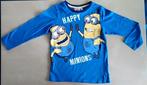 Blauwe longsleeve minions, maat 122/128, Jongen of Meisje, Ophalen of Verzenden, Shirt of Longsleeve, Minions