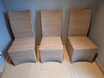 Vier rotan stoelen, Huis en Inrichting, Ophalen, Gebruikt, Overige kleuren, Riet of Rotan