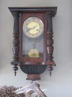 klok-hangklok-muurklok-pendule-zeer oude klok-ANTIEK, Antiquités & Art, Antiquités | Horloges, Enlèvement