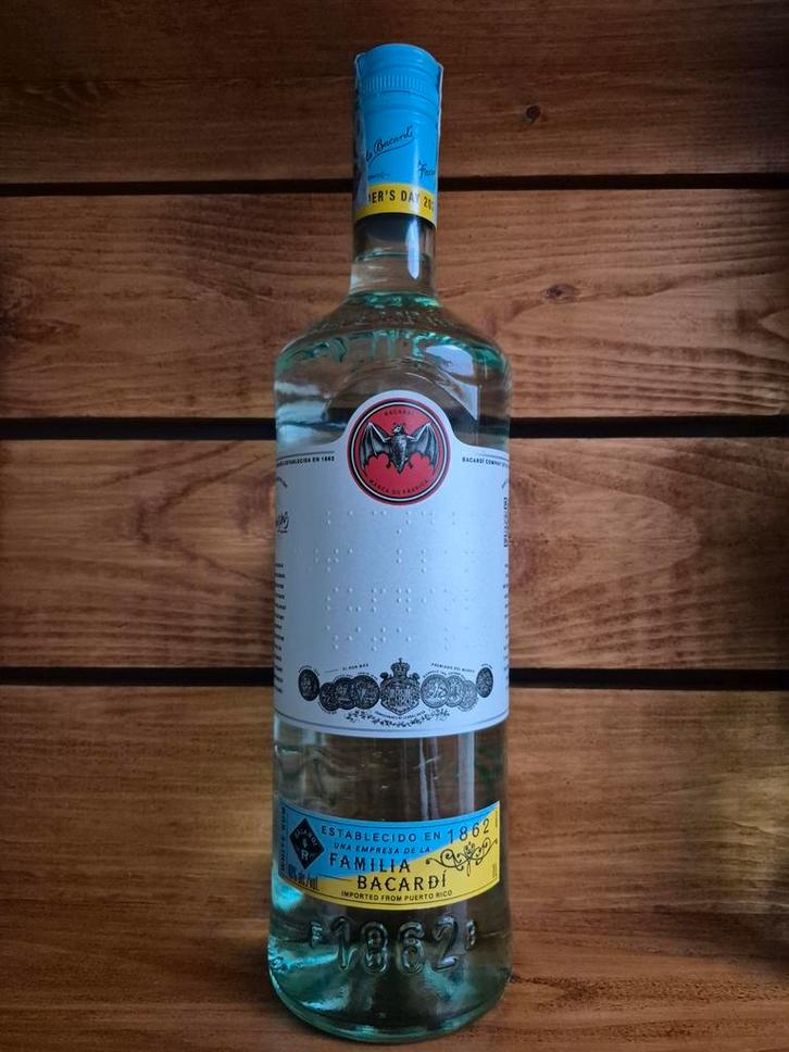 Bacardi founder's day braille editie, Verzamelen, Wijnen, Ophalen of Verzenden