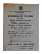 TRACT US WW2 bedingungslose ubergabe (onvoorwaardelijke over, Verzamelen, Ophalen