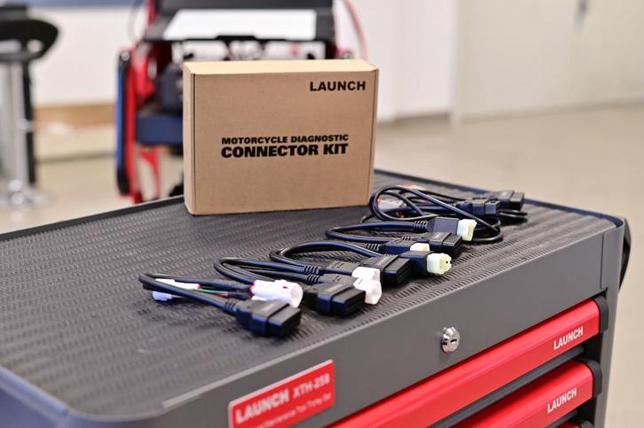 Launch x431 Diagnose kabel set motorfiets moto, Auto diversen, Autogereedschap, Ophalen of Verzenden