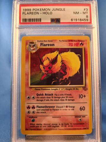 Flareon 3/64 - Jungle (PSA 8) beschikbaar voor biedingen