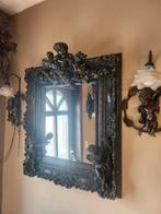 Zeer mooie antieke spiegel met bijhorende verlichting, in to, Antiek en Kunst, Ophalen