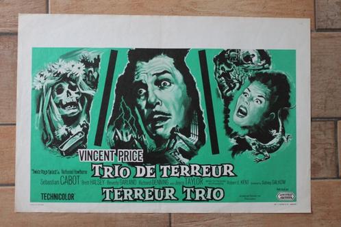 filmaffiche Twice Told Tales 1963 Vincent Price filmposter, Verzamelen, Posters, Zo goed als nieuw, Film en Tv, A1 t/m A3, Rechthoekig Liggend