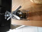 wijnfleshouder - smeedijzeren helicopter, Neuf, Moins de 50 cm, Enlèvement ou Envoi, Moins de 5 bouteilles