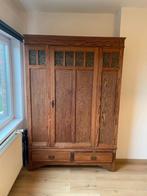 Mooi antieke kleerkast, Huis en Inrichting, Ophalen, Zo goed als nieuw, Glas