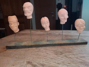 PUPPET HEADS/Papier-maché beschikbaar voor biedingen