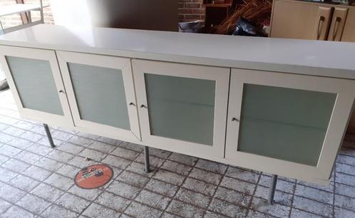 URGENT MEUBLE IKEA BLANC 4 PORTES 190X40, Maison & Meubles, Accessoires pour la Maison | Étagères murales & Rayons de bibliothèque