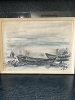 Mooi schilderij met boot., Enlèvement