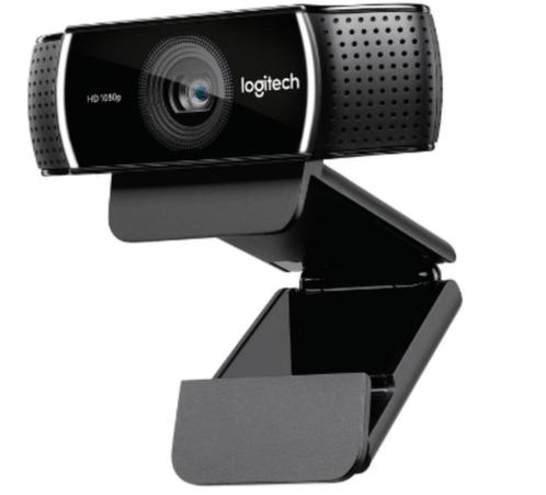 Logitech C922 Pro Stream Webcam, Computers en Software, Webcams, Zo goed als nieuw, MacOS, Windows, Monitorclip, Facetracking