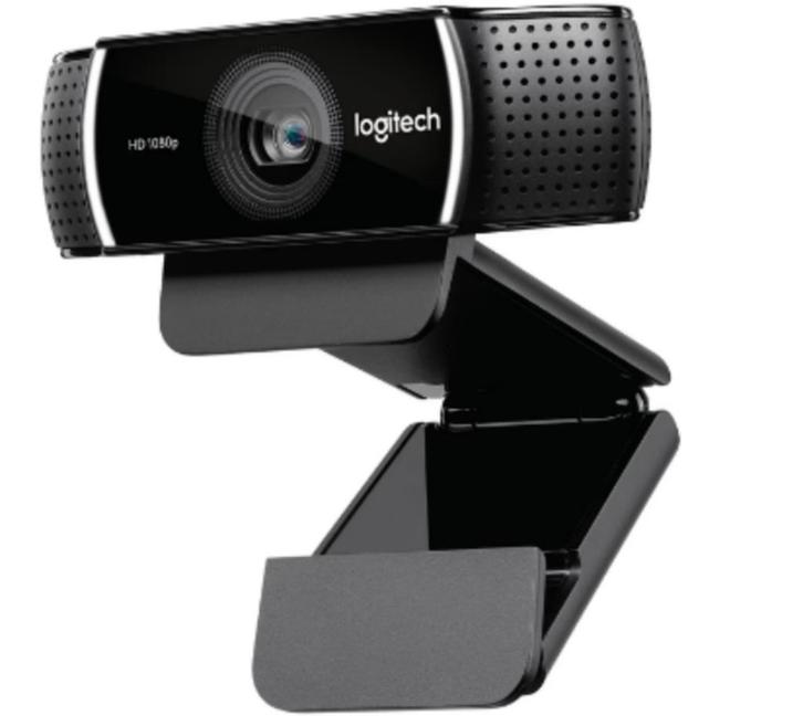 Logitech C922 Pro Stream Webcam, Computers en Software, Webcams, Zo goed als nieuw, MacOS, Windows, Monitorclip, Facetracking