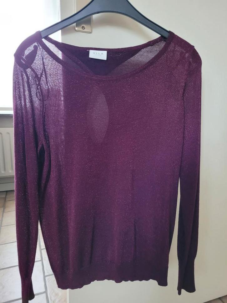 Fijne glittertrui merk Vima, L..als nieuw, Kleding | Dames, Blouses en Tunieken, Zo goed als nieuw, Maat 42/44 (L), Ophalen of Verzenden