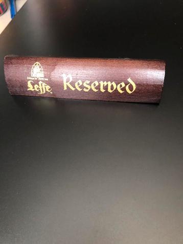 Reservatie blokje Leffe  beschikbaar voor biedingen