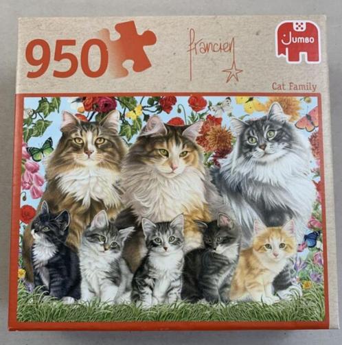 Franciens chats puzzle famille de chats 950 Francien complet, Hobby & Loisirs créatifs, Sport cérébral & Puzzles, Utilisé, Enlèvement ou Envoi