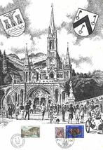 Herdenkingskaart De vrienden van Lourdes - Oostende #1, Ophalen of Verzenden