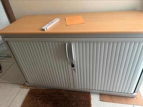 Steel case Strafor. Metalen roldeurkastje, Huis en Inrichting, Kasten | Roldeurkasten en Archiefkasten, Zo goed als nieuw, Met slot