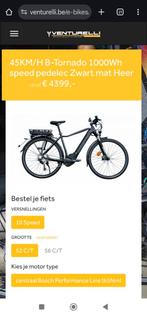 Elektrische fiets Venturelli B-Tornado 45km/u, van 2024, Fietsen en Brommers, Elektrische fietsen, 51 tot 55 cm, Ophalen, Nieuw