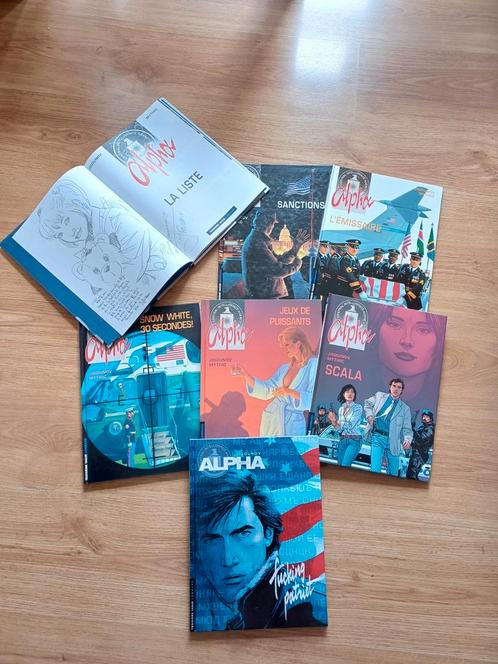 Bd alpha 4 à 9 + 11 (dédicace !), Livres, BD, Comme neuf, Plusieurs BD, Enlèvement ou Envoi