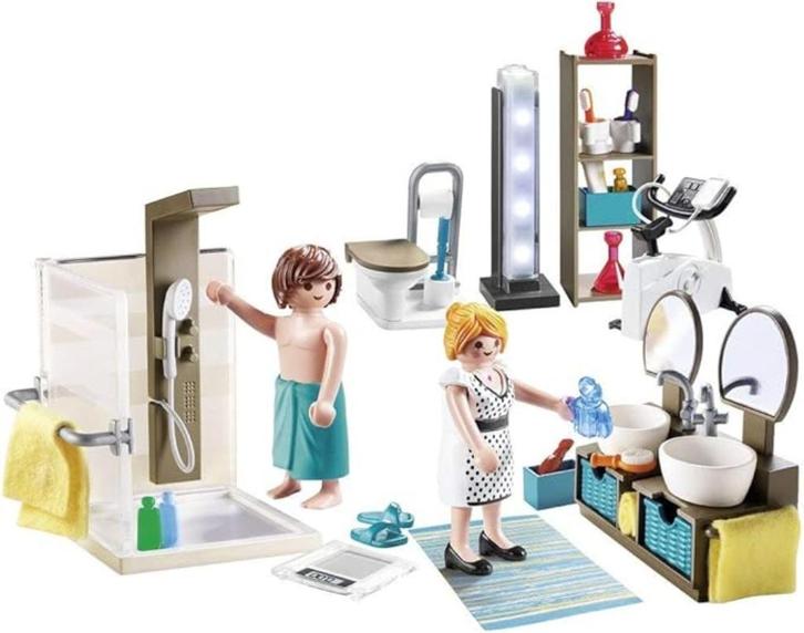 PLAYMOBIL badkamer met inloop douche GRATIS LEVERING, Kinderen en Baby's, Speelgoed | Playmobil, Nieuw, Complete set, Verzenden